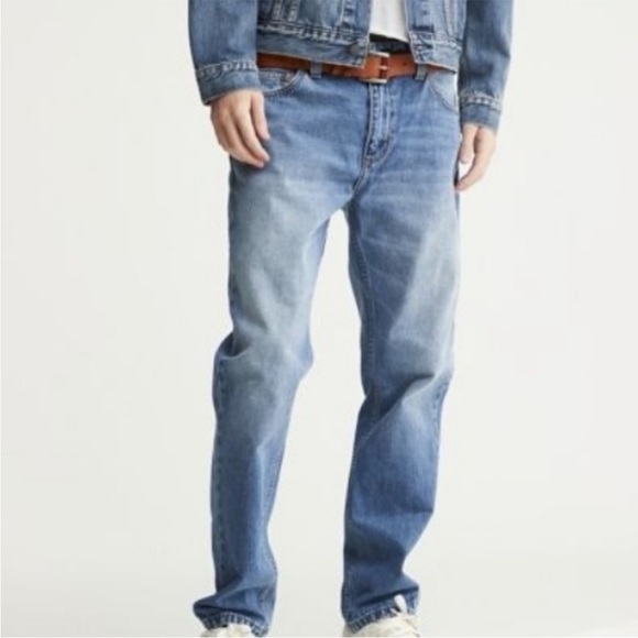 Rollas Jeans Mens Relaxo Relaxed Fit Jean Original Stone Mid Rise Sz 32 NEW